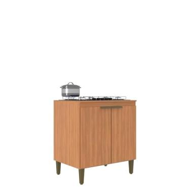 Imagem de Balcao Cooktop 80 Cm 5 Bocas 80 Cm X 53cm X 87cm Freijó