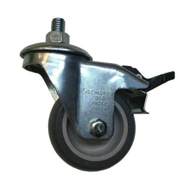 Imagem de Rodizio Giratório Para Carrinhos Roda Pvc Freio Gle 312 Bp G - Movifac