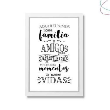 Imagem de Quadro decorativo área gourmet aqui reunimos nossa família - Creative 