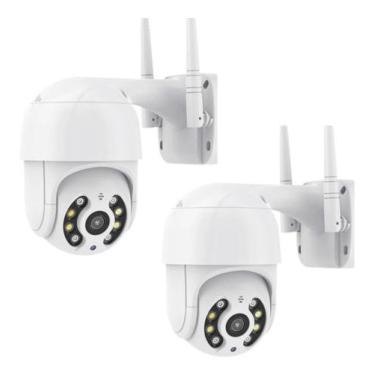 Imagem de Kit 2 Câmeras Ip Wifi Dome Rotativa Yoosee Visão Noturna - Jortan