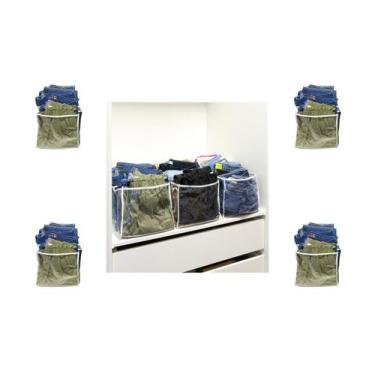 Imagem de colmeia organizadora de roupa 1 nicho grande armarios bermudas calças 