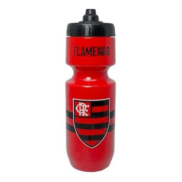 Imagem de Garrafa Água Squeeze do Flamengo 700 ml Bico Automático - Allmix