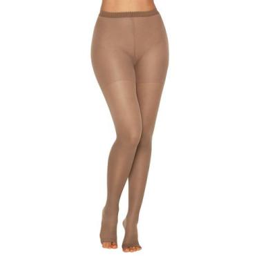 Imagem de Meia Calça Kendall Média Compressão s/Ponteira Mel - M, Bege, M