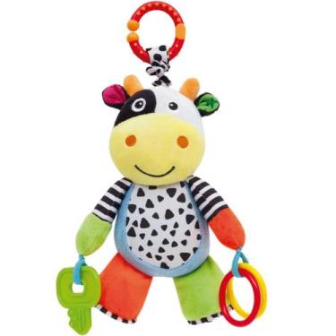 Imagem de Pelúcia Treme-Treme Com Mordedor e Chocalho Atividades Móbile Bebê Inf