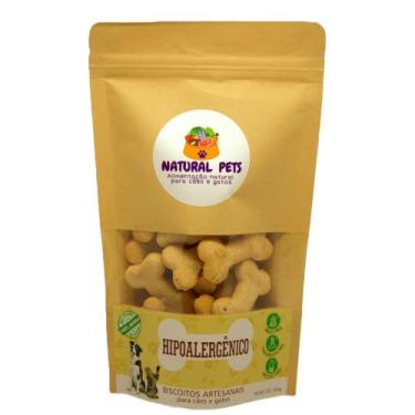 Imagem de Biscoito hipoalergênico 100% natural para cães e gatos  - sabor coco! 