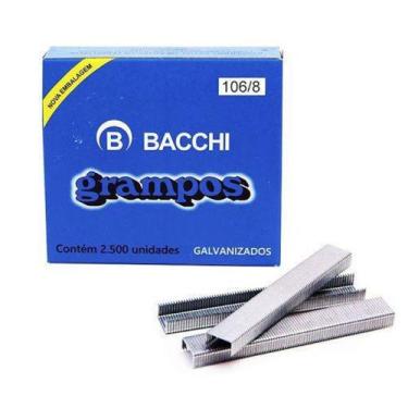 Imagem de Grampo 106/8 galvanizado c/ 2500 - bacchi