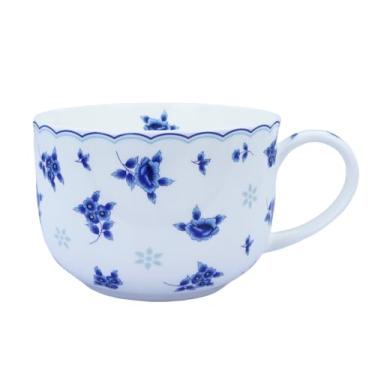 Imagem de Yaparhill Canecas de sopa de porcelana grande de 740 ml com alças - xícara de café grande tradicional para café, cereal, latte, sopas