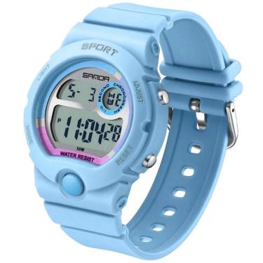 Imagem de Relógio Digital Feminino Casual Esportivo A Prova D`Água