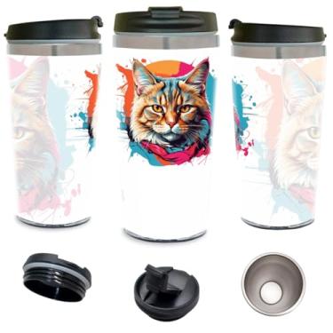 Imagem de Copo Térmico Personalizado Pet Lover Cat gato Lindo 450ml Inox