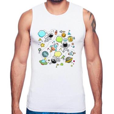 Imagem de Regata Astronauta - Foca na Moda, Branco, M