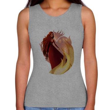 Imagem de Regata Feminina Melisandre Art - Foca na Moda, Cinza, M