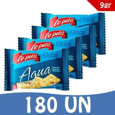 Imagem de Biscoito Agua E Sal Sachê Caixa 180un Recepção Clinica Festa - Le Peti