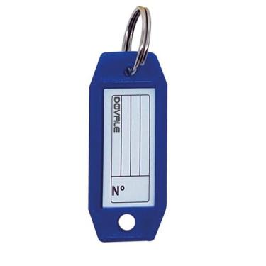 Imagem de Etiqueta Dovale p/ Chaves Modelo 3 Azul C/10 unid.