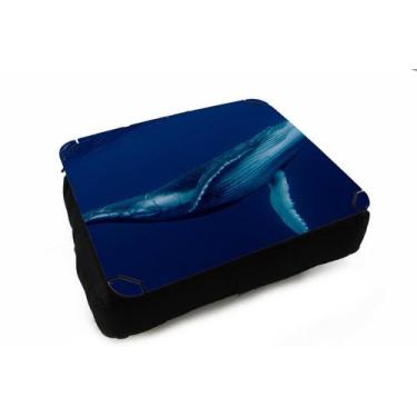 Imagem de Almofada Bandeja para Notebook Laptop Praia Mar Oceano Peixe - Deluzz,