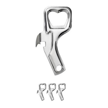 Imagem de 3 UN Abridor De Lata E Garrafas Cerveja Reforçado Aço Inox - clinl