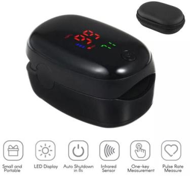Imagem de Oxímetro Dedo/Pulso Frequência Cardíaca e Saturação de Uso Adulto e Pe
