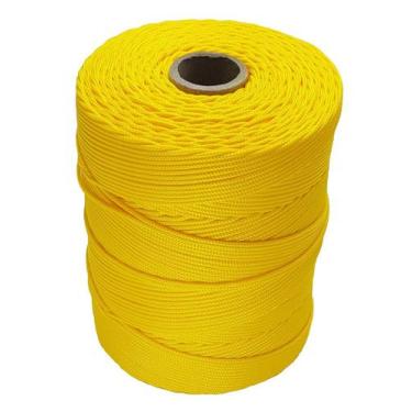 Imagem de Corda Trançada 2,5 mm amarela rolo com 286 metros-Cordaville