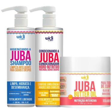 Imagem de Kit Juba Shampoo Condicionador E Butter Oil Nutrição Intensiva Widi Ca