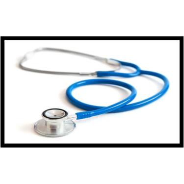 Imagem de Quadro Decorativo Medicina Médicos Estetoscópio Salas Saúde Consultóri