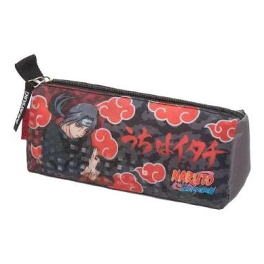 Imagem de Estojo Naruto Itachi Preto - 20x10x07 cm - Poliéster - Pacific