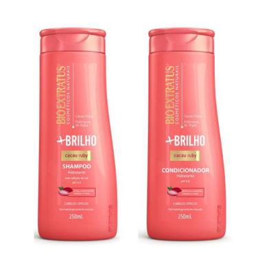 Imagem de Kit Shampoo + Condicionador Bio Extratus +Brilho 250ml