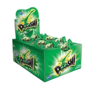 Imagem de Chiclete Poosh Hortelã - Arcor - Caixa c/40 und