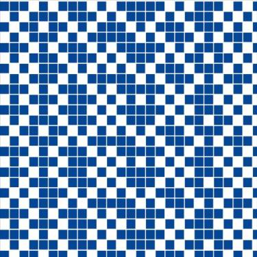 Imagem de Papel de Parede Autocolante Pastilhas Quadriculadas Tons De Azul Bic E