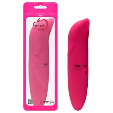 Imagem de Vibrador Golfinho Ponto G Aveludado Sensual Love, Pink