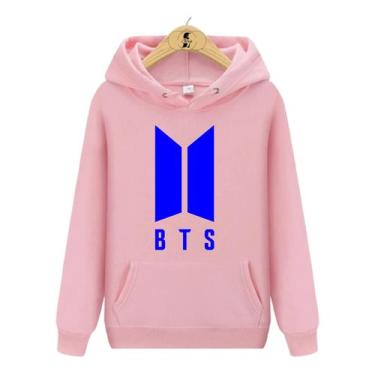 Imagem de Blusa de Moletom Canguru BTS I - Wess Store, Azul, G