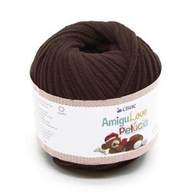 Imagem de Linha AmiguLove Pelúcia 90 Metros - Cisne, 360 MARROM ESCURO