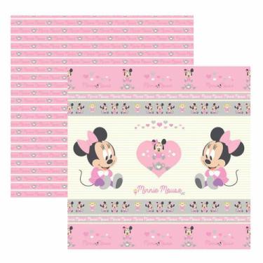 Imagem de Folha para Scrapbook Dupla Face Disney - Baby Minnie - Toke e Crie, FI