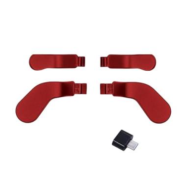 Imagem de 4 Pcs Elite 2 Core Controller Paddles Para Xbox One Elite Series 2, Elite Control Paddles Para Xbox One Elite, Elite Controller Metal Paddles Para Xbox One Elite Series 2 (Vermelho) Conversor Tipo