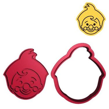 Imagem de Cortador Marcador Cabeça Plim Plim Palhaço Herói - DOCE IMPRESSO, 5cm