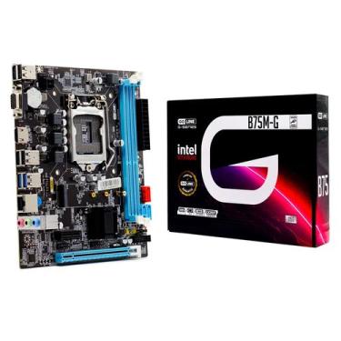 Imagem de Placa Mãe Goline B75m-g / Chipset B75 / Lga1155 / 2xddr3, Preto