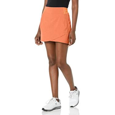 Imagem de Callaway Short feminino de golfe perfurado mesclado de 40,6 cm, com tecido elástico TrueSculpt e tecnologia Opti-Dri (tamanhos PP-2GG), Nectarina Htr, P