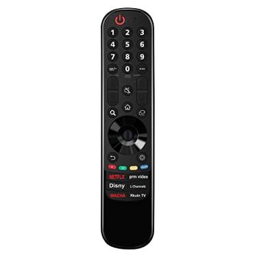 Imagem de AULCMEET Controle remoto de substituição IR MR22GA MR22GN básico compatível com a maioria dos modelos LG Smart TV 2022