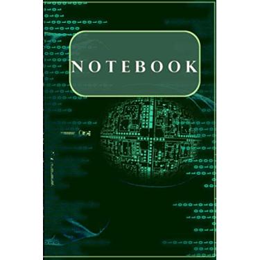 Imagem de cyber security print notbook: cyber security,internet security,computer security,hacker notebook , 6x9 inches and 120 pages