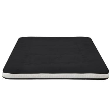 Imagem de DR.FUTON Colchão futon japonês de chão extra grosso dobrável para cima de cama para hóspedes, espreguiçadeiras e tavel