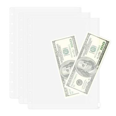 Imagem de Discagenda Clear Accessories for Discbound Planner Personal Organizer, Zip Pocket, Compatible with Classic HP (7x9.25in)