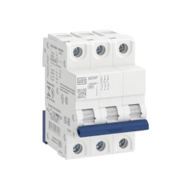 Imagem de Disjuntor Mini Tripolar MDWP 40A Curva C Weg -
