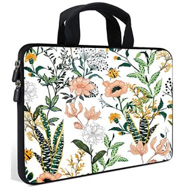 Imagem de AMARY Mangas para laptop de 11,6 polegadas 12,1 polegadas, bolsa de neoprene para notebook, capa para Ultrabook, capa para tablet compatível com Apple MacBook Air, HP DELL Lenovo Asus para homens e mulheres (AMR12-09)