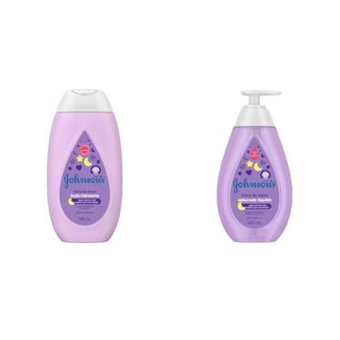 Imagem de Kit Johnson's Baby Loção Hidratante Relaxante Hora Do Sono 200ml + Sabonete Líquido Relaxante