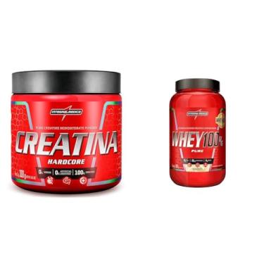 Imagem de Kit Integralmédica Creatina Monohidratada 300g + Super Whey 100% Baunilha 907g