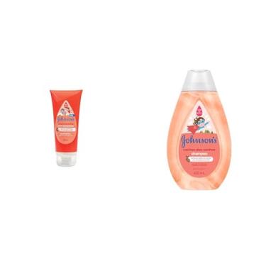 Imagem de Kit Johnson's Baby Creme para Cabelos Cacheados 200ml + Shampoo Infantil Cacheados 400ml