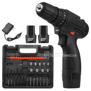 Imagem de Parafusadeira E Furadeira 12V Veloz Potente Profissional Bivolt LWJ214