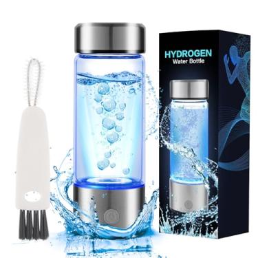 Imagem de Gerador de garrafa de água de hidrogênio portátil recarregável com tecnologia SPE PEM, ideal para casa, escritório, viagens, fitness e hidratação