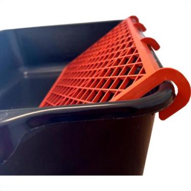 Imagem de Bandeja De Plastico Compel 46Cm 20 Litros Preta 0.2846