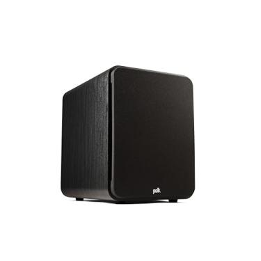 Imagem de Polk Audio Subwoofer Signature Elite ES12 (preto), Woofer de alcance longo de 30 cm com cone de polímero preenchido com mineral, amplificador classe D de 300 W, subwoofer doméstico de disparo frontal,