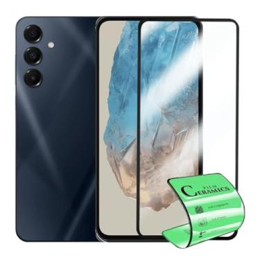 Imagem de Película Protetora de Cerâmica Compatível Samsung Galaxy M35 Cobertura Total, Não Quebra