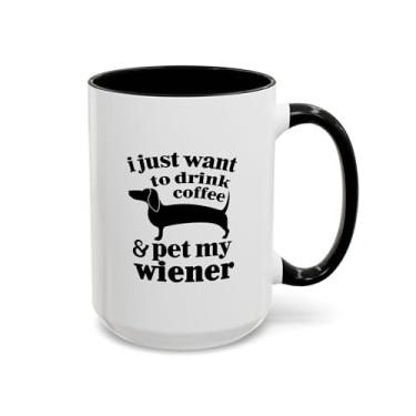 Imagem de Caneca divertida para amantes de cães, xícara de café engraçada para proprietários de dachshund, presente para amantes de animais de estimação, entusiastas de cães, caneca engraçada única, presente de